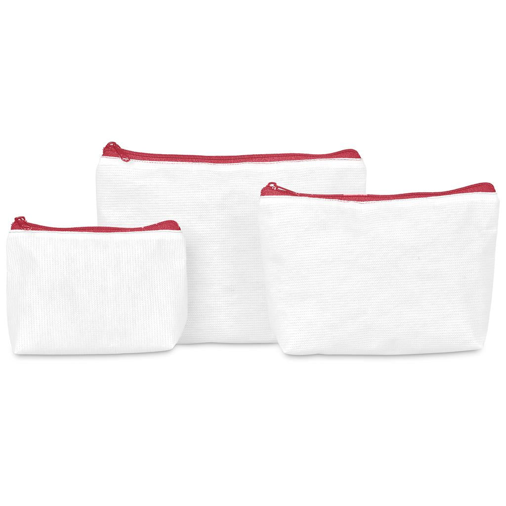 Pre-Production Sample Hoppla Leanne RPET Stitch-Bond Maxi Toiletry Bag